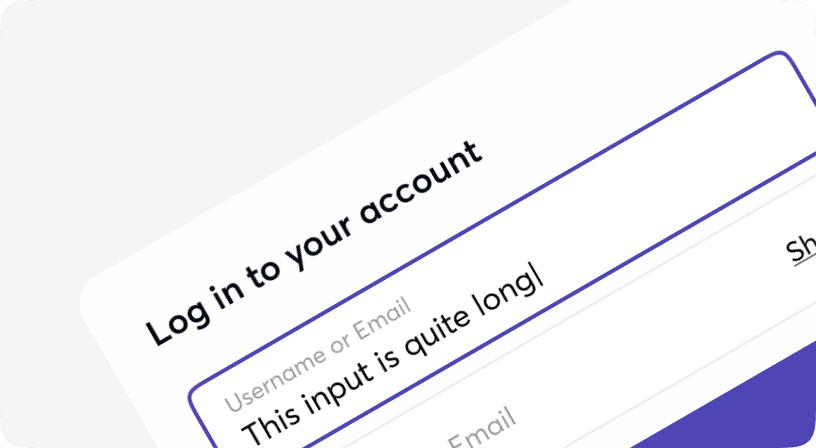 The InsetInput component